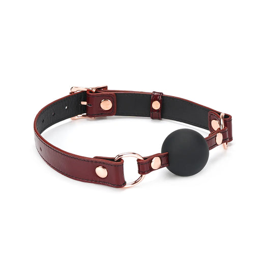LIEBE SEELE ワインレッド 口枷 GA-80068BG