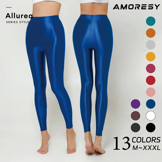 AMORESY 002 Allurea クラシック ハイウエスト レギンス JF