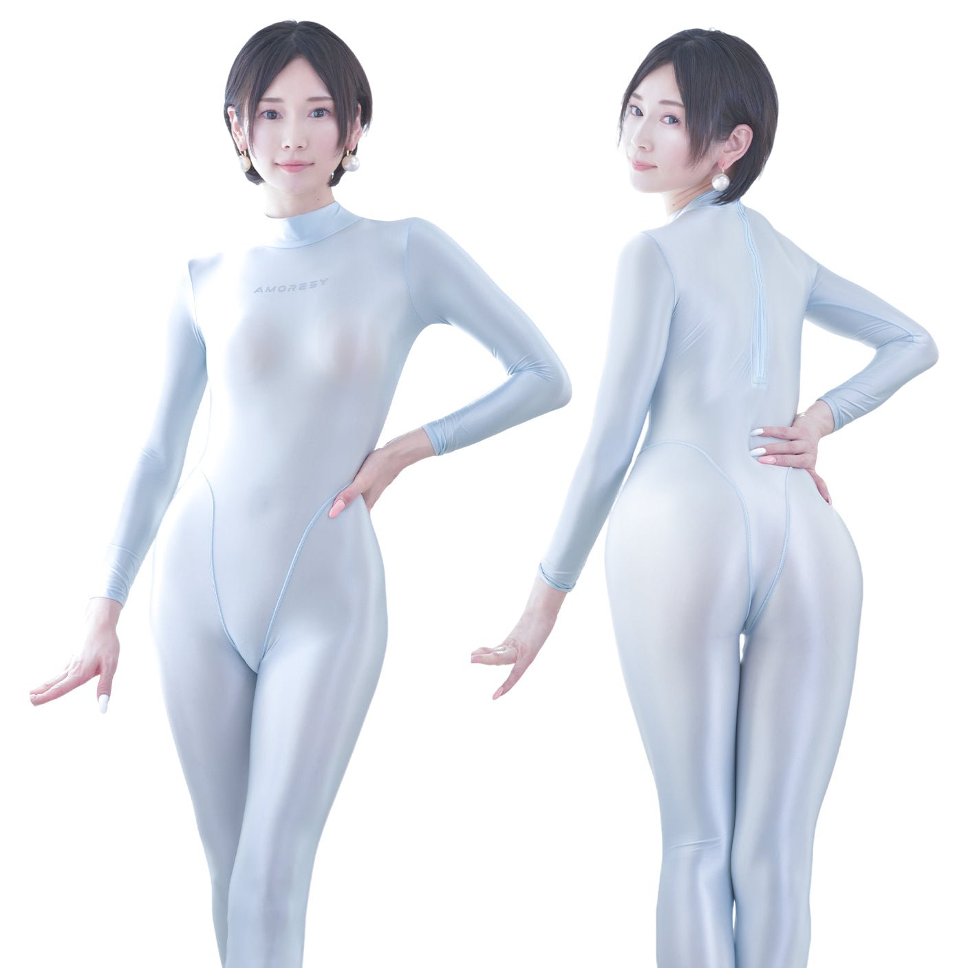 AMORESY 017 Athena キャットスーツ（Superfine Sheer）