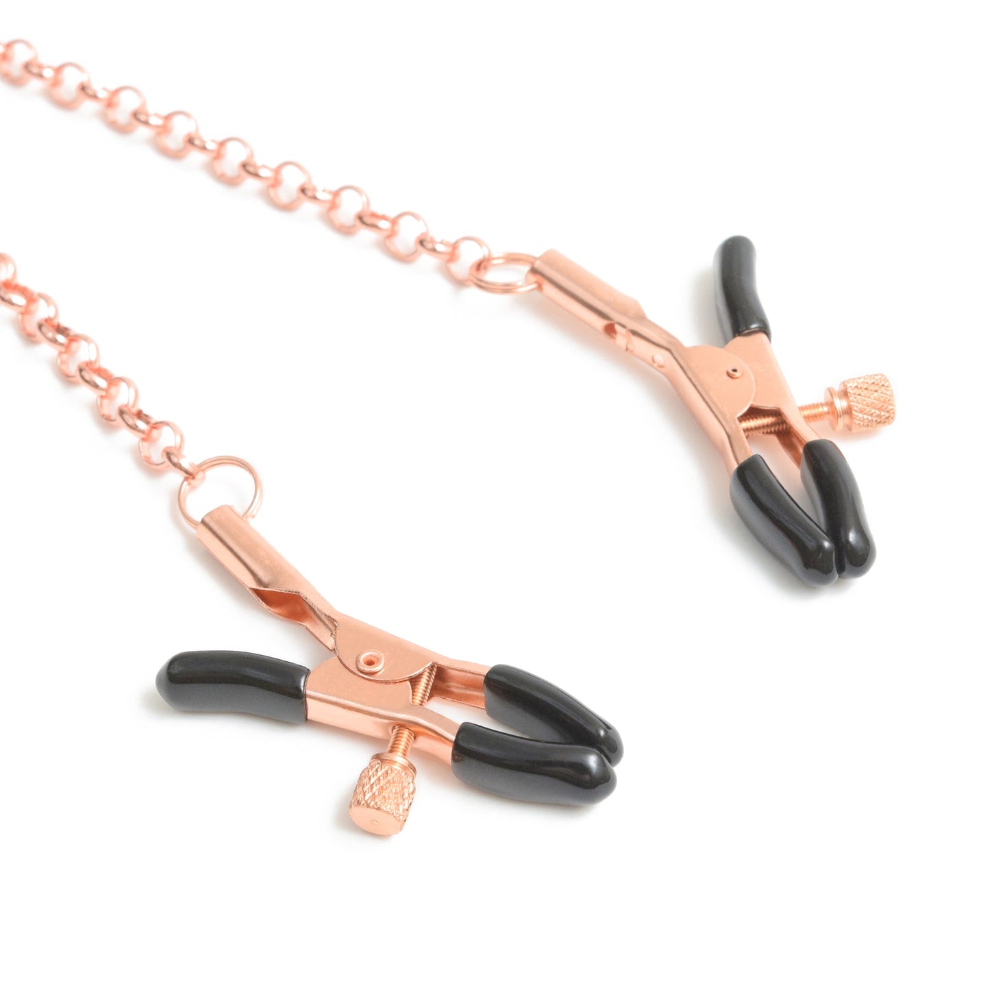 LIEBE SEELE ローズゴールド ニップルクリップ付き 首輪 CL-Z1032