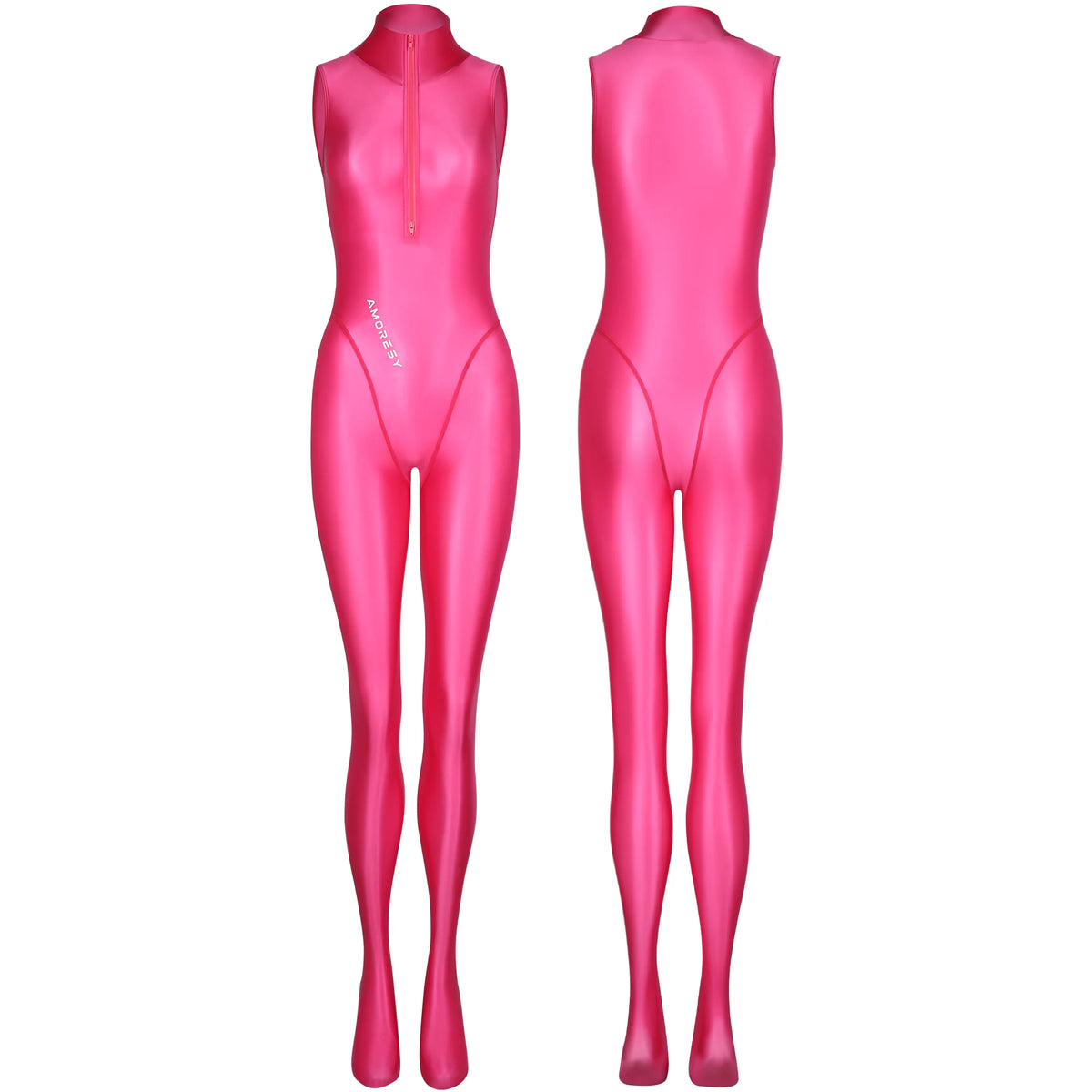 AMORESY 018 Zenithaシリーズ シアー ノースリーブキャットスーツ