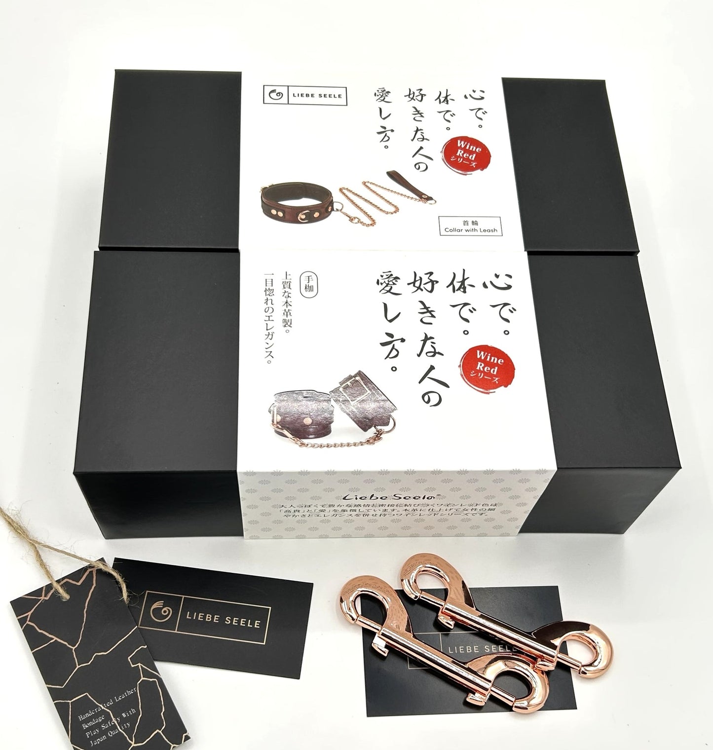 LIEBE SEELE ワインレッド 手枷首輪セット