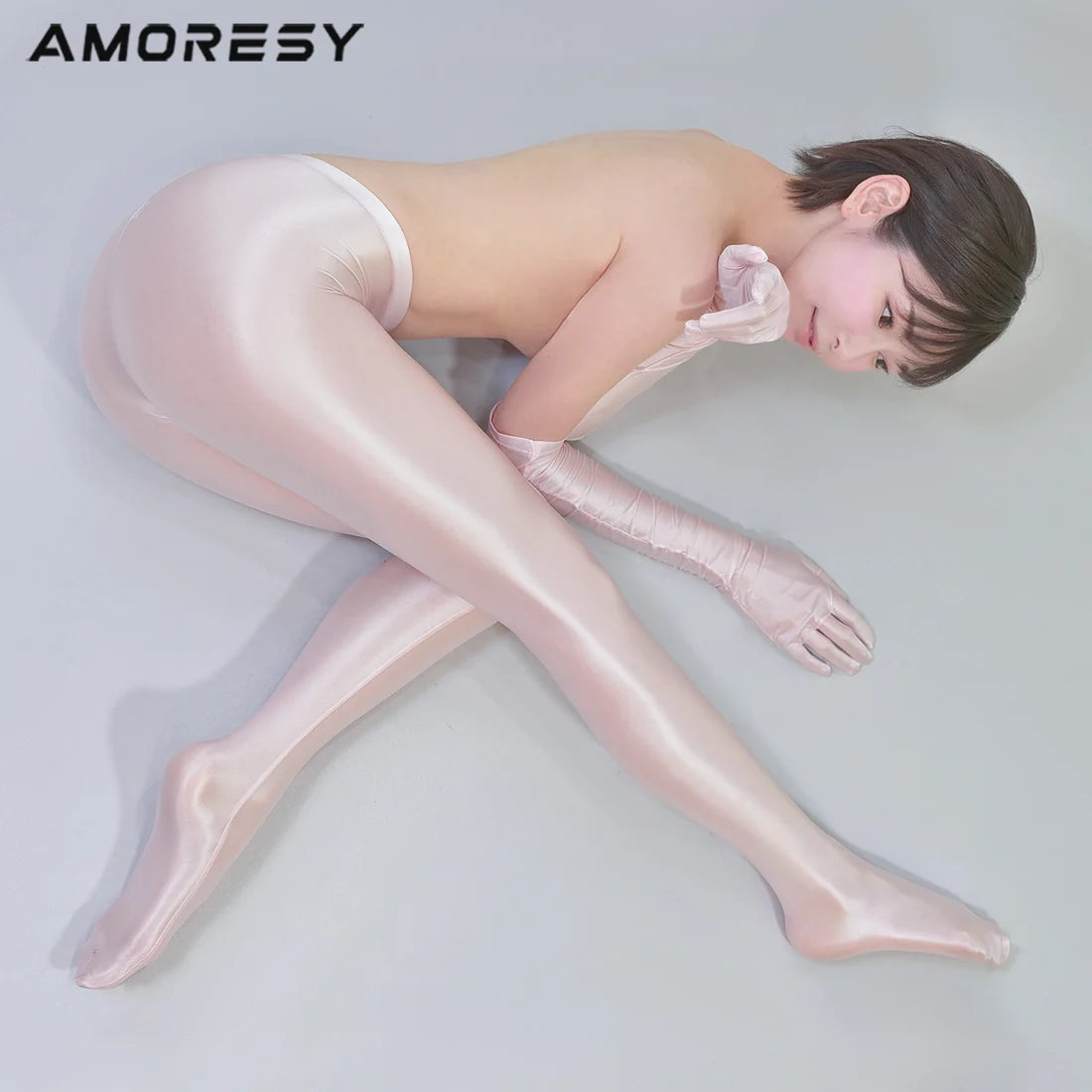 AMORESY 117 Eleganza シアー フット レギンス