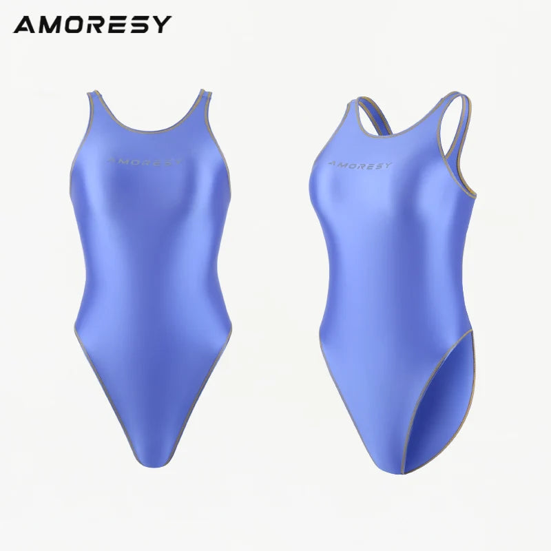 AMORESY 073 Zephyra ハイレグバックレス水着