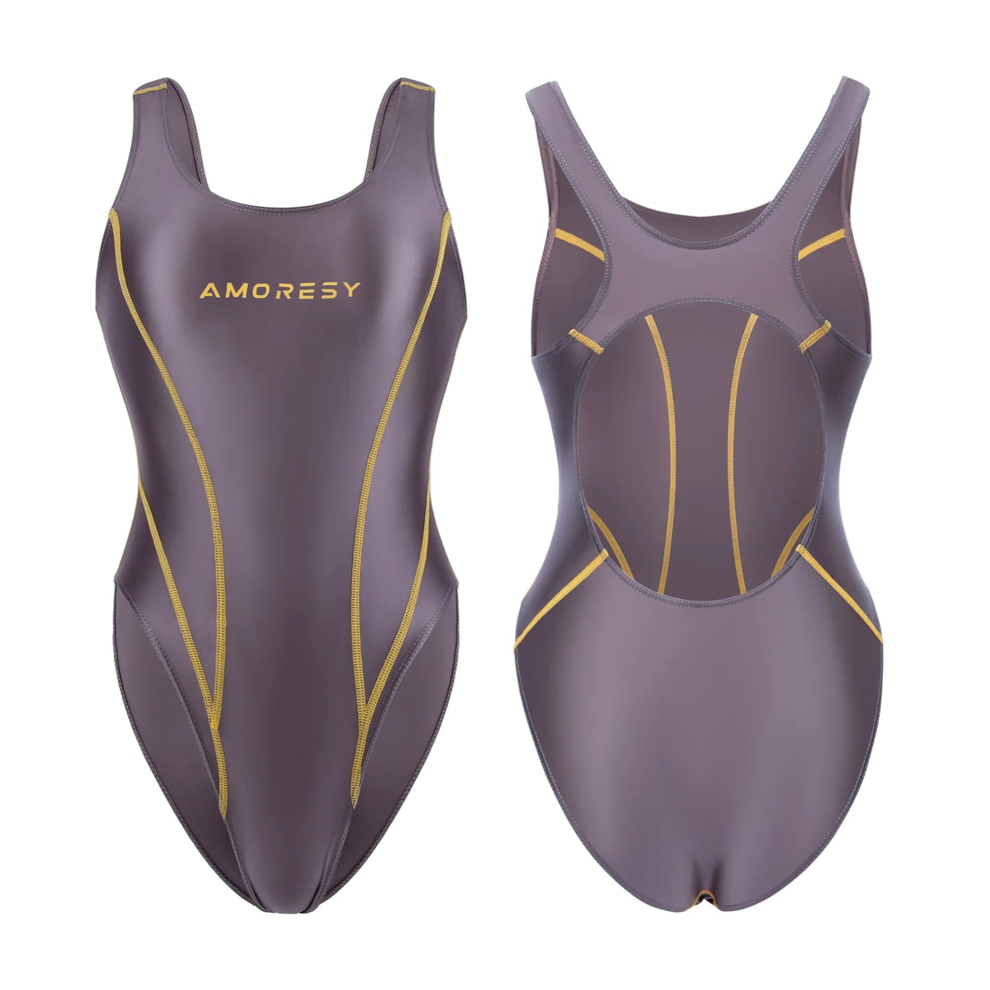 AMORESY 066 Vellustre C-Series  ハイレグ バックレス スイムスーツ