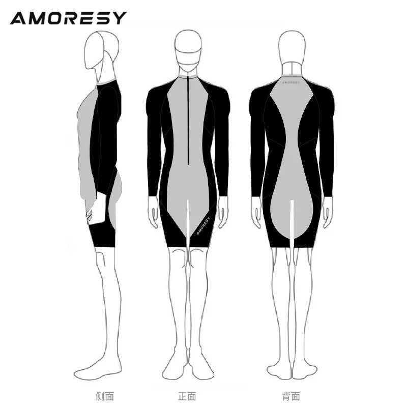 AMORESY Atticus スポーツ ユニタード スーツ