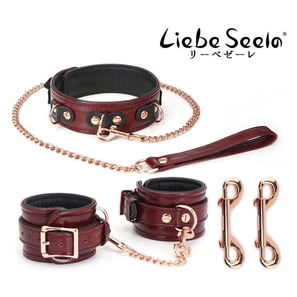 LIEBE SEELE ワインレッド 手枷首輪セット