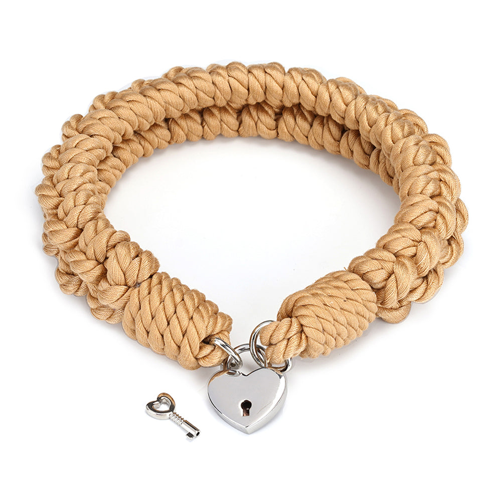 LIEBE SEELE 縛遊II 縄首輪 南京錠付き CL-80287KK