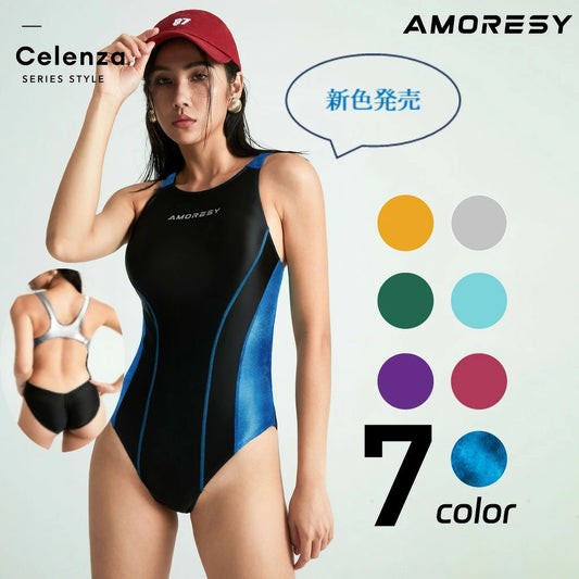 AMORESY 053 Celenza バックレス スイムスーツ